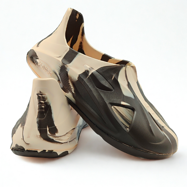 🌈 Spectra Clogs – Beige & Brown
